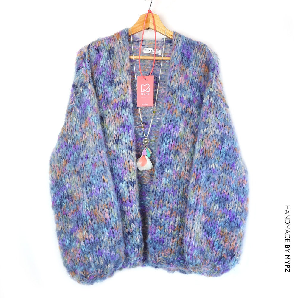 MYPZ Basic Chunky Cardigan Vivienne Blue