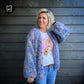 MYPZ Basic Chunky Cardigan Vivienne Blue