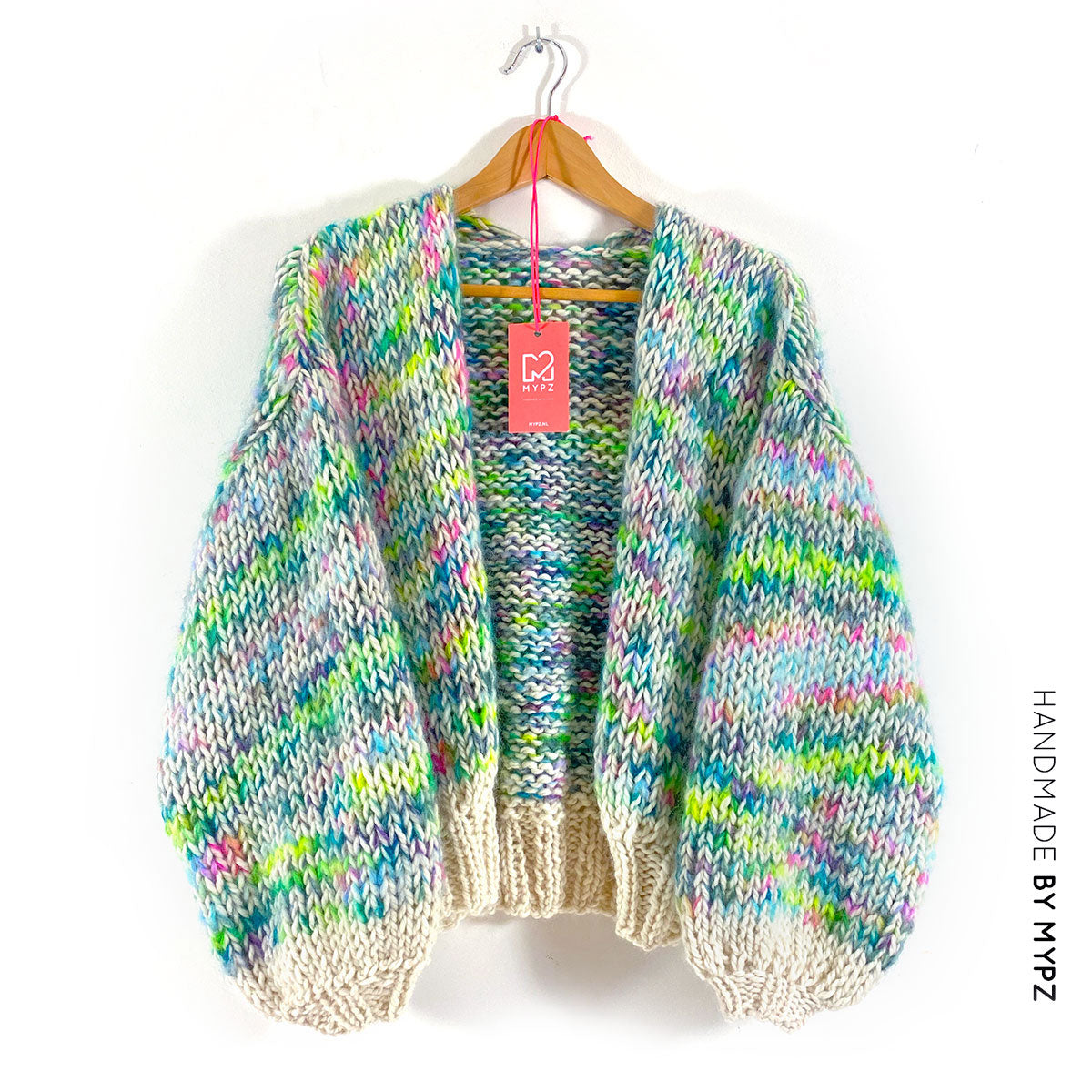 MYPZ Chunky Alpaca mohair cardigan Happy Forest