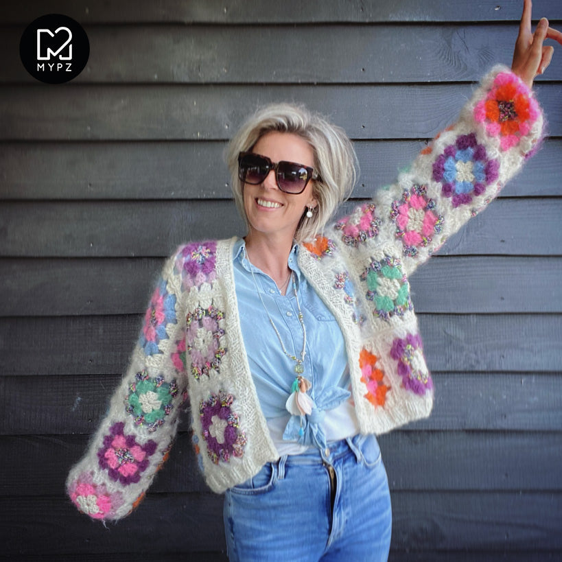 Granny square store cardigan