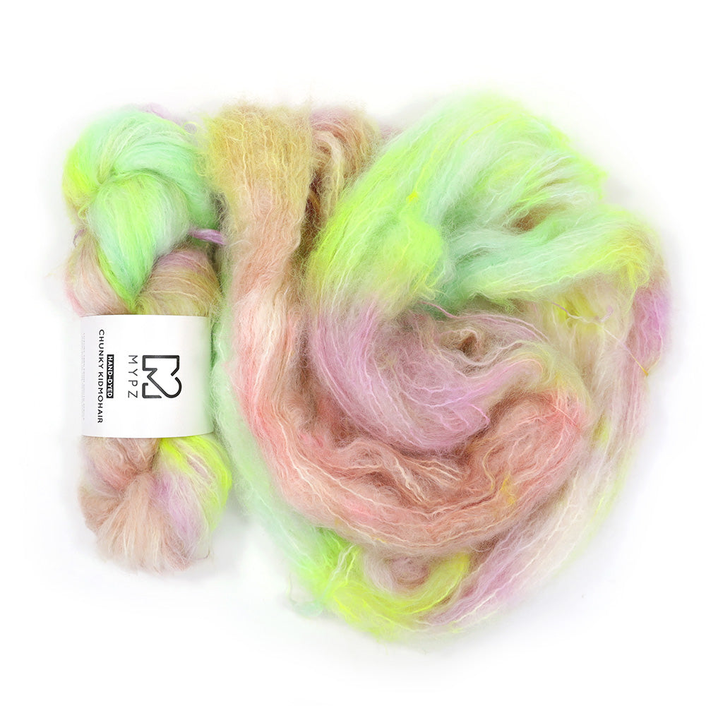 MYPZ Chunky kidmohair – hand-dyed Beach