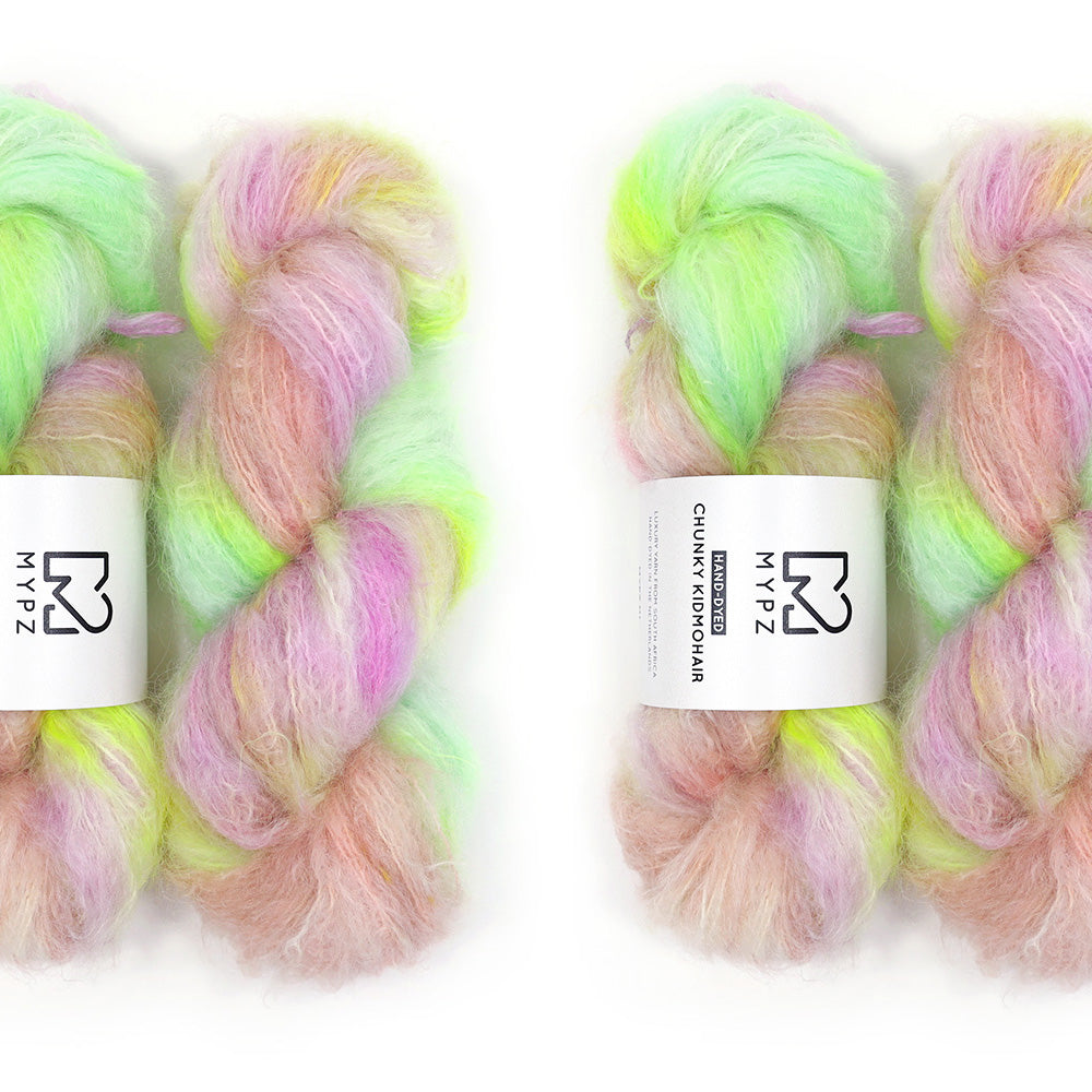 MYPZ Chunky kidmohair – hand-dyed Beach