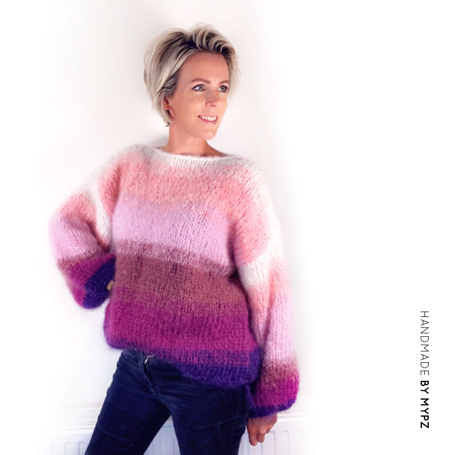 MYPZ striped mohair pullover jolie