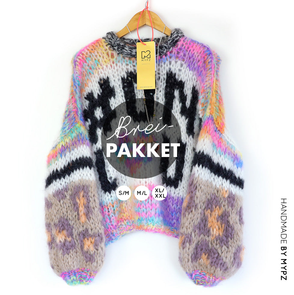 Breipakket – MYPZ Chunky Mohair Pullover #ONELOVE No15 (ENG-NL)