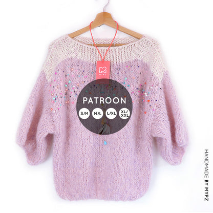 Breipatroon – MYPZ Light Mohair top Jewel no10 (ENG-NL)