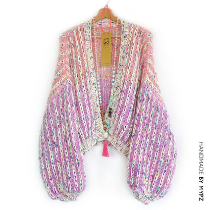 Breipatroon – MYPZ kort Chunky Mohair Rib Vest Blush No.12 (ENG-NL)