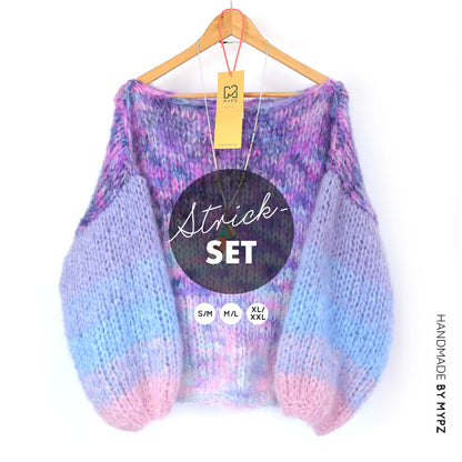 Breipakket – MYPZ Basic Chunky trui Heliotrope No15 (ENG-NL-FR-DE-ES)
