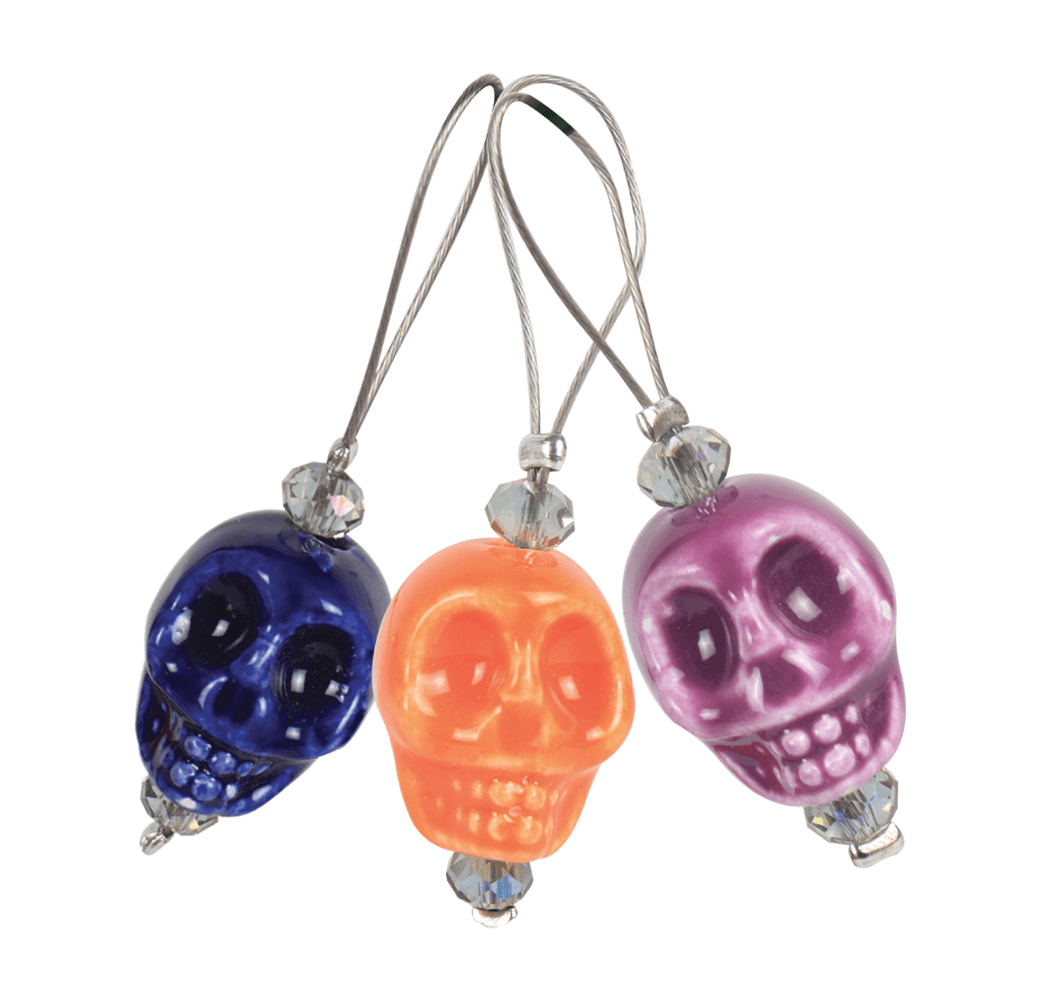 skull stitchmarkers